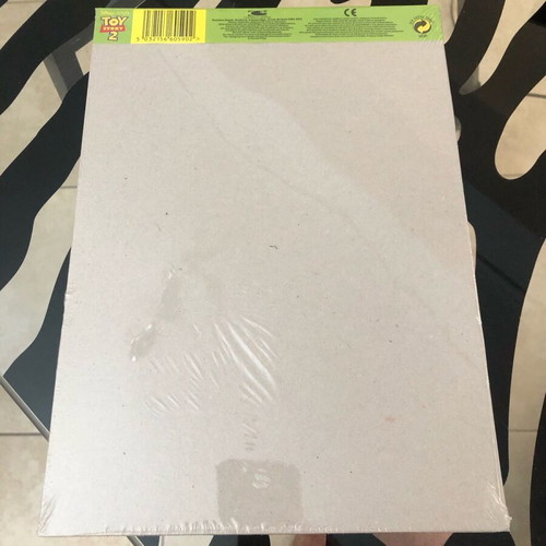 Toy Story 2 Buzz Lightyear set with sketchbook, notebook, crayons, pencil, eraser and stickers new vintage