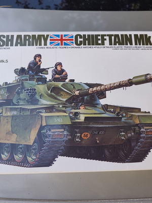 Chieftain Mk.5 Tamiya 1/35 tank model kit like new