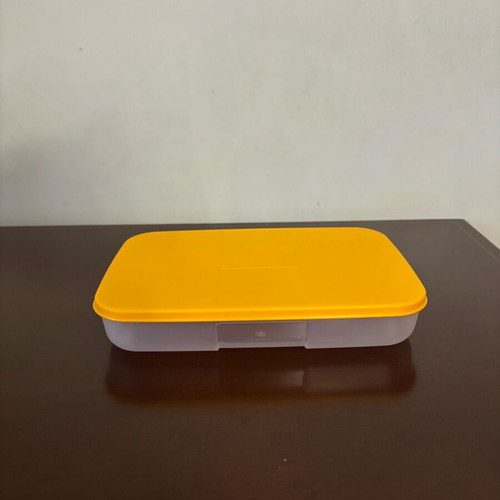 Tupperware Fridge System 650 ml container pastel orange new
