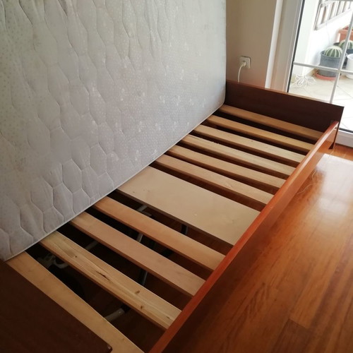 Bedroom furniture set used with bed, nightstand, dresser and mirror