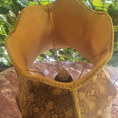 Table lamp with fabric shade, 60 cm height