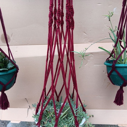 Handmade macrame in excellent condition
