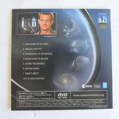Eyes on the Skies DVD new, astronomy documentary with subtitles