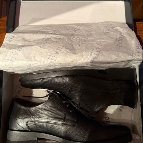 Damiani men's shoes like new, black, size 41