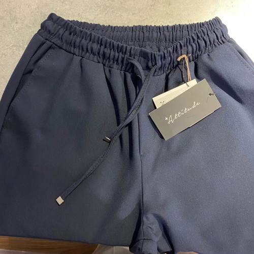 Attitude Blue Casual Pants New, Form Fit, Size 33