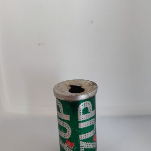 Seven Up 1980 miniature used, empty soda can