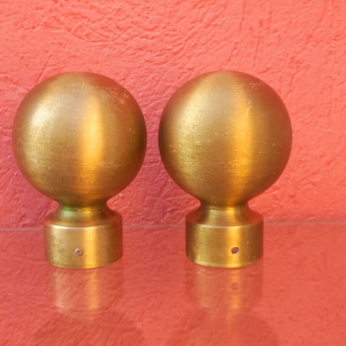 Brass finials used