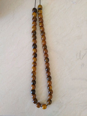 Mastic Worry Beads like new with silver elements