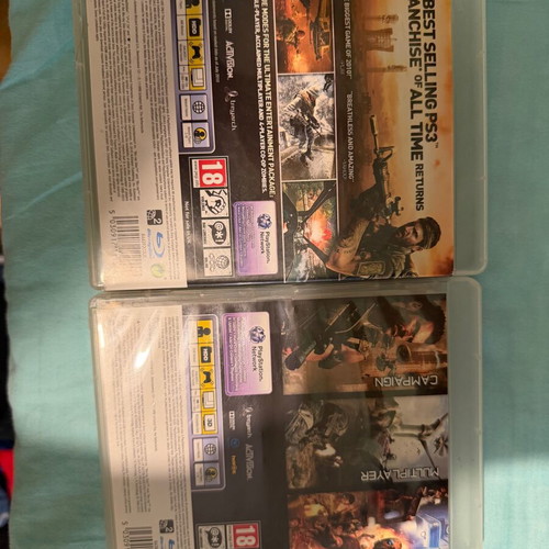 Call of Duty Black Ops and Black Ops II PS3 games like new