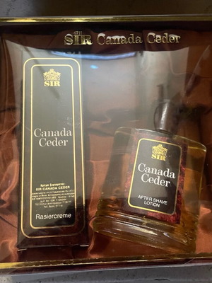 Vintage 4711 Canada Ceder men's set new, after shave and shaving cream