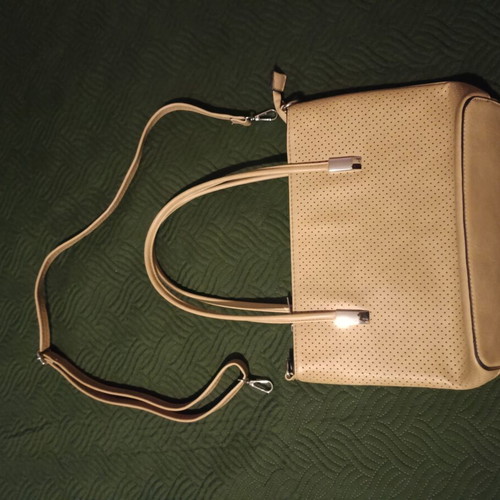 Medium shoulder bag new, beige