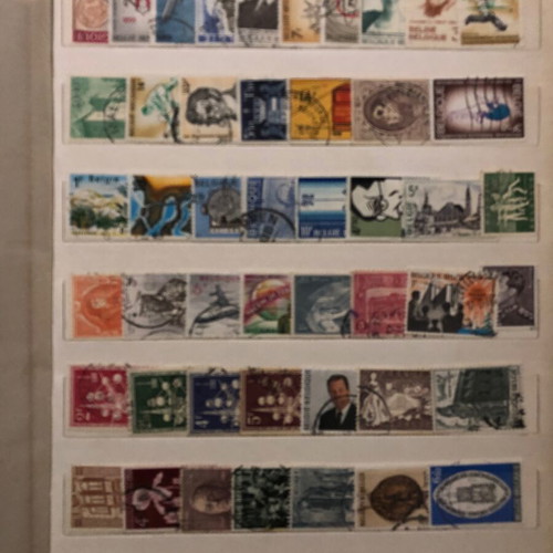 Stamp collection like new, Belgium, Austria and Reich sets
