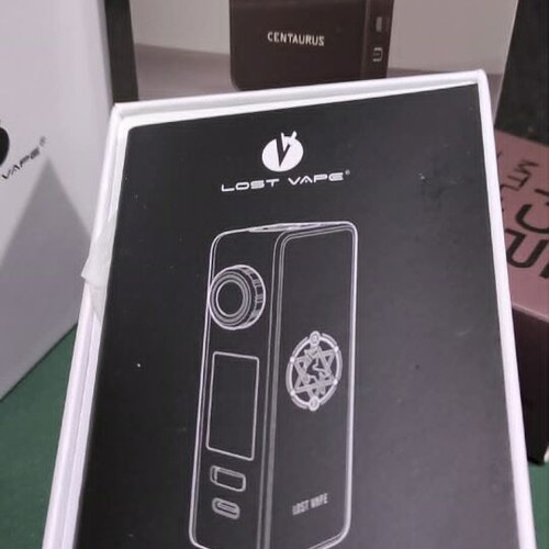 Centaurus M100 Mod Lost Vape like new, full black aluminum