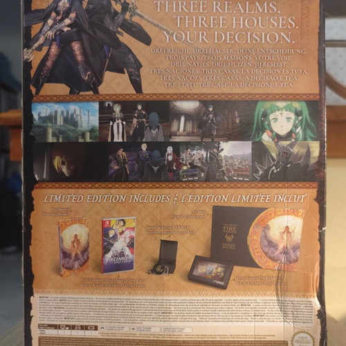 Collector's Limited Edition of Fire Emblem: Three Houses for Nintendo Switch.