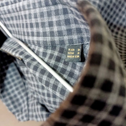 Massimo Dutti shirt like new, size S, cotton, tartan