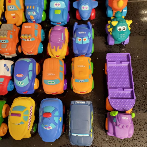 Tonka Hasbro vehicles new, collection of 31 Chuck & Friends