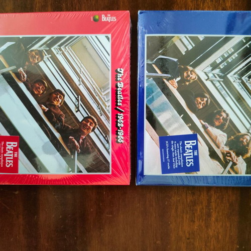 The Beatles 1962-1966 and 1967-1970 double CDs new, rock
