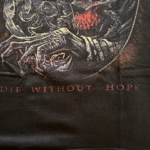 Carnifex deathcore T-shirt large used, black, cotton, authentic USA