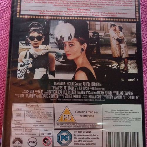 BREAKFAST AT TIFFANY'S