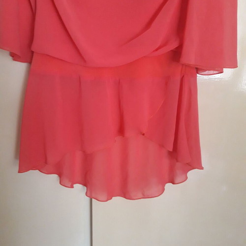Women's blouse like new, coral color, size L