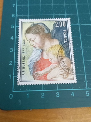 France Stamp 1977 100th Anniversary of Rubens Birth like new