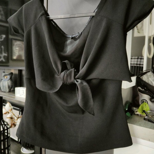 Zara women's evening blouse like new, black, size M