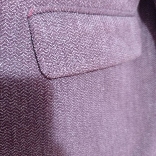 Women's herringbone jacket like new, burgundy purple, size L