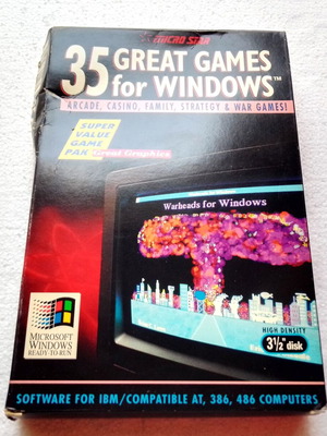 Vintage PC Big Box 35 Great Games for Windows like new