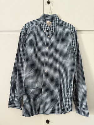 Marks & Spencer medium shirt like new, white and blue