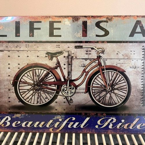 Metal frame Bicycle 20x30cm new in its plastic wrap