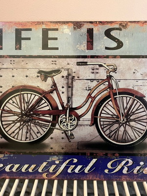 Metal frame Bicycle 20x30cm new in its plastic wrap