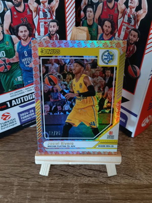 Josiel Rivera Maccabi Panini Euroleague card like new