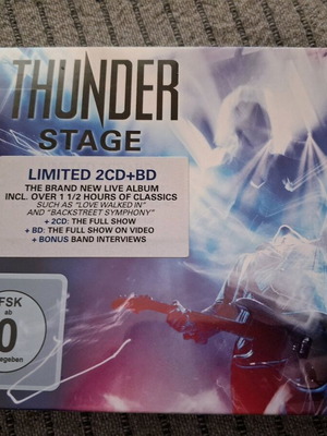 Thunder Stage 2CD+Blu-ray boxset new, hard rock