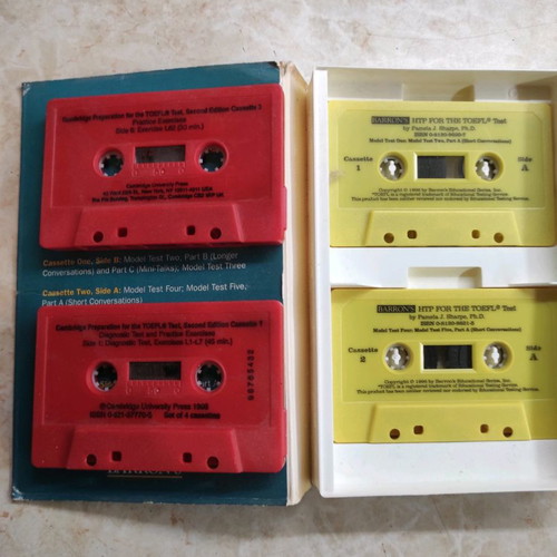 Prepare for the Test of English as a Foreign Language TOEFL P. Sharpee used, 4 cassette pack