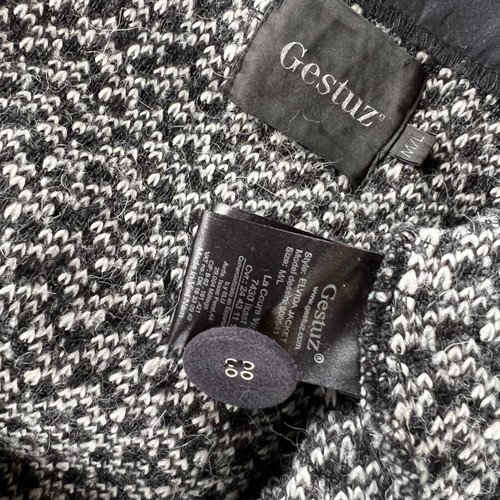 Gestuz Elvida women's cardigan like new, size M/L, black and gray