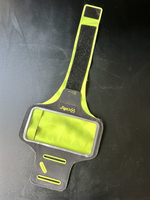Celly Sport Armband θήκη κινητού για τρέξιμο, κίτρινο/πράσινο