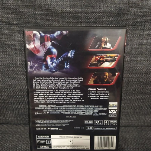 Rollerball 2002 DVD with subtitles, adventure
