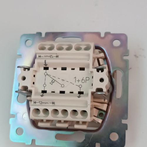 Legrand Valena roller shutter switch button, aluminum color