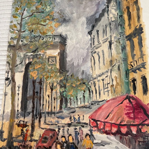Three Parisian paintings used
