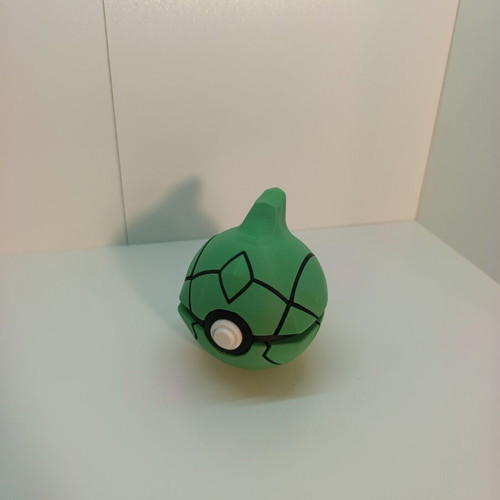 Metapod Pokéball Clicker 3D printed, new