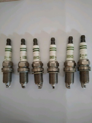 Bosch F8LCR spark plugs new, set of 6 without packaging