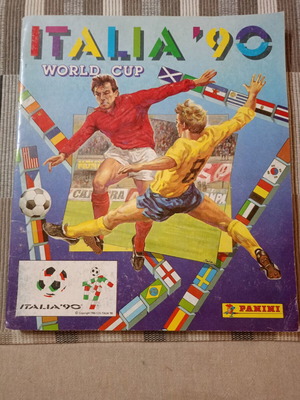 Panini Italia '90 άλμπουμ αυτοκόλλητων μεταχειρισμένο, πλήρες
