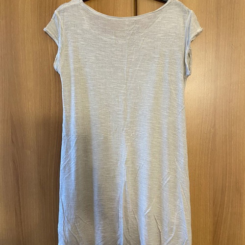 Asymmetric blouse with sequins, one size, beige