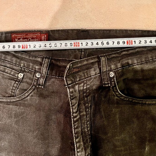 Marlboro Classics vintage black faded jeans used, W34 L36