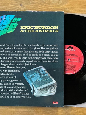 Eric Burdon & The Animals Winds Of Change vinyl used, rock