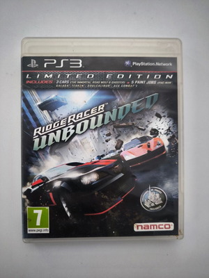 Ridge Racer Unbounded Limited Edition PS3 game
