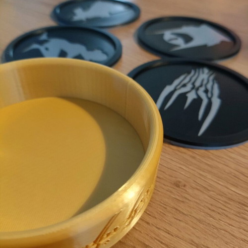 Σετ σουβέρ Lord of the Rings 3d printed, καινούργιο