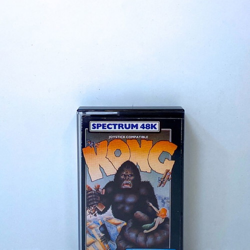 Kong 1983 Spectrum ZX tape cassette used, complete with manual