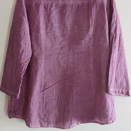 Damiano Milano boho shirt, purple, XXL