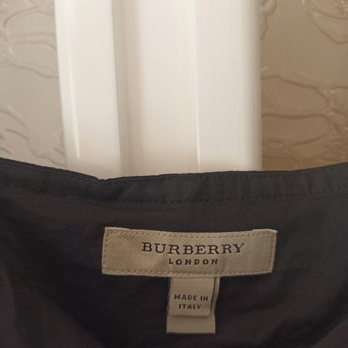 Burberry women's top black, like new, size S, cotton
